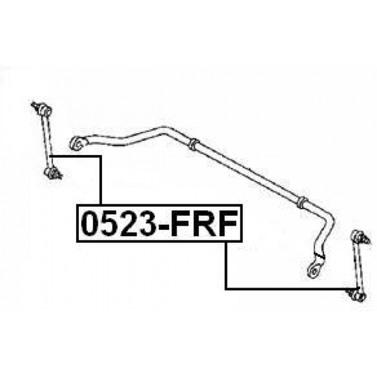 0523-FRF - Rod/Strut, stabiliser 