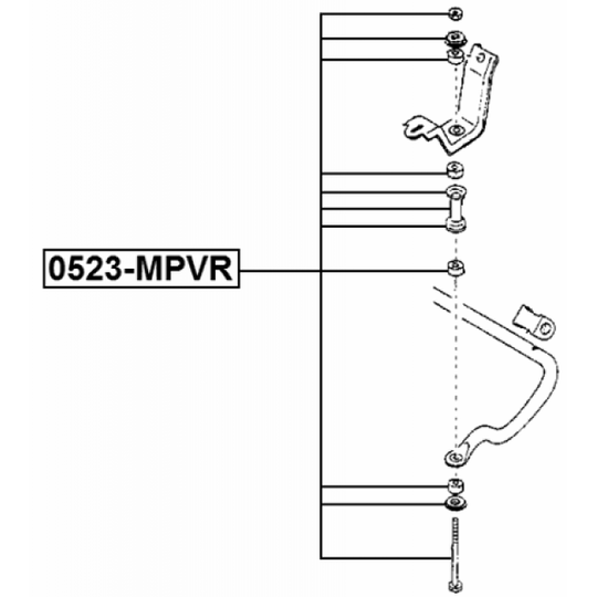 0523-MPVR - Rod/Strut, stabiliser 