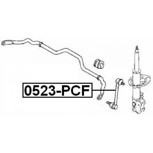 0523-PCF - Rod/Strut, stabiliser 