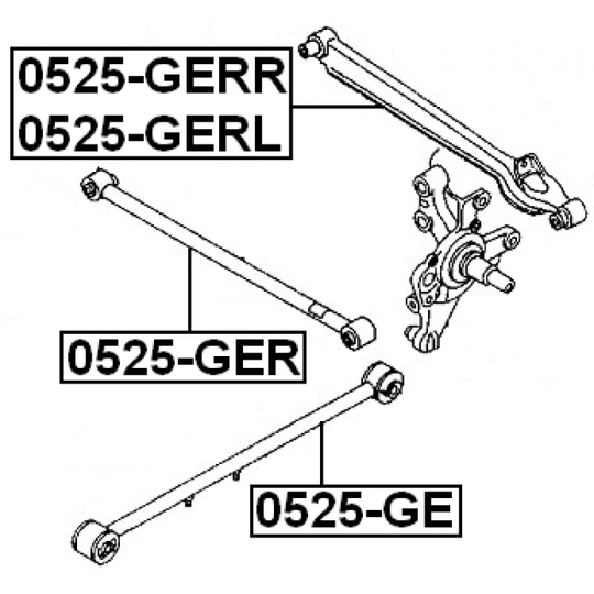0525-GERL - Track Control Arm 