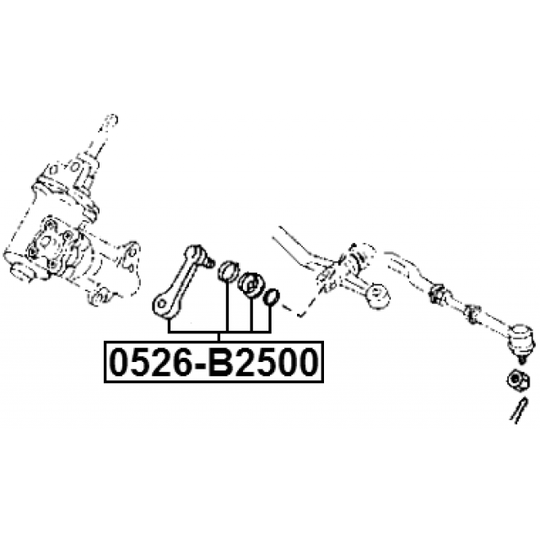 0526-B2500 - Pitman Arm 