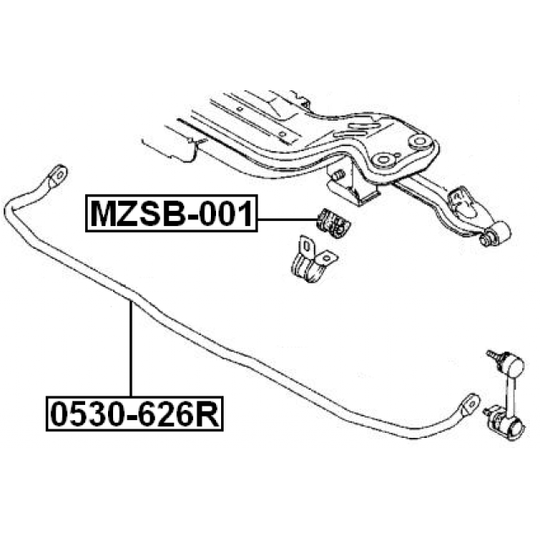 0530-626R - Stabiliser Set 