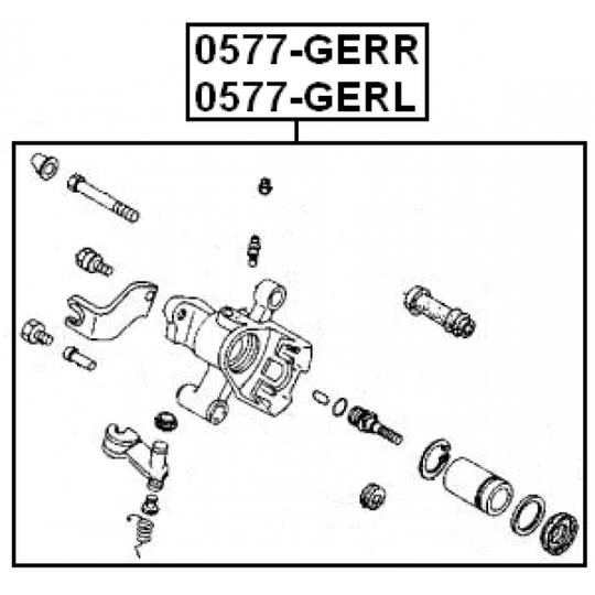 0577-GERR - Brake Caliper 