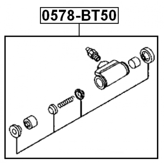 0578-BT50 - Wheel Brake Cylinder 