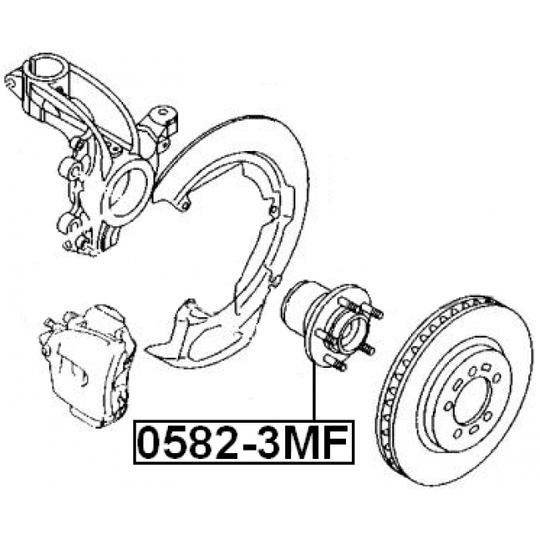 0582-3MF - Wheel Hub 