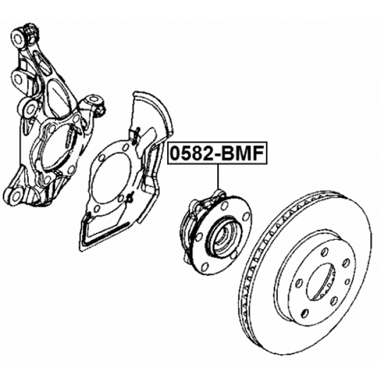 0582-BMF - Wheel Hub 