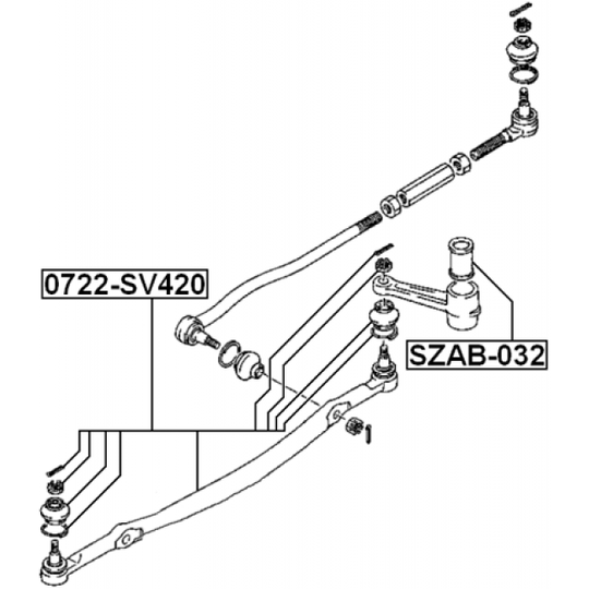 0722-SV420 - Sisemine rooliots, roolivarras 