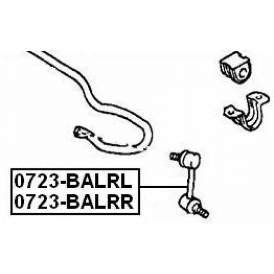 0723-BALRL - Rod/Strut, stabiliser 