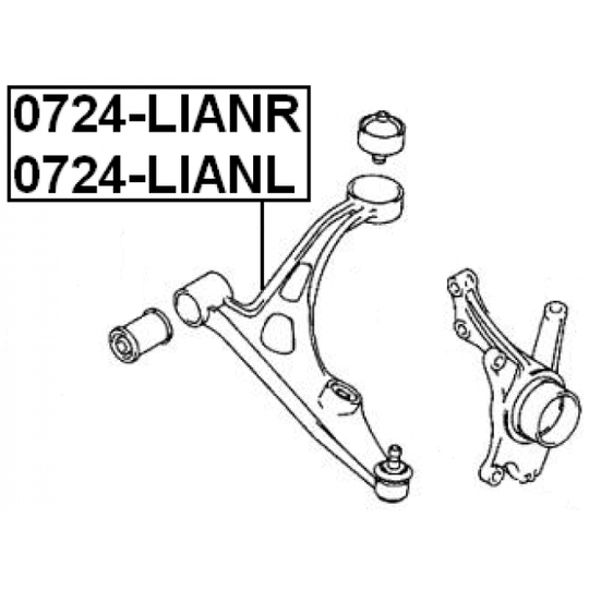 0724-LIANL - Track Control Arm 