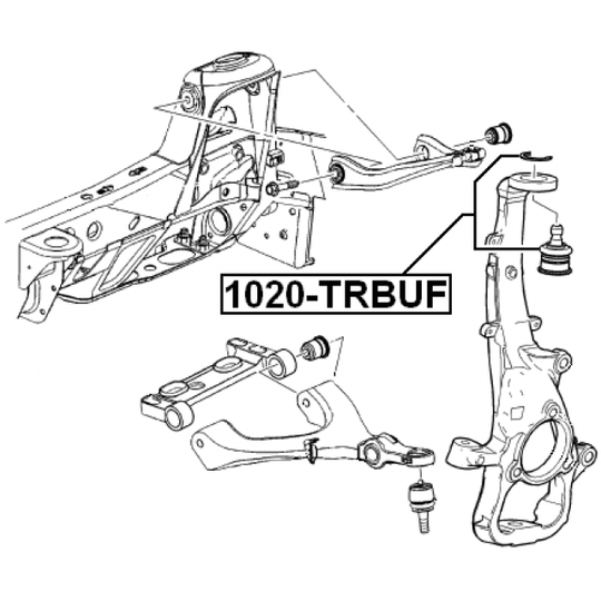 1020-TRBUF - Ball Joint 