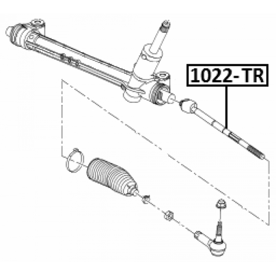 1022-TR - Tie Rod Axle Joint 