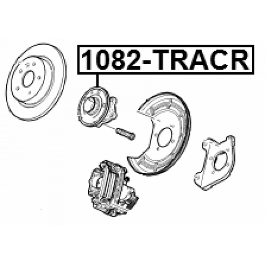 1082-TRACR - Wheel Hub 
