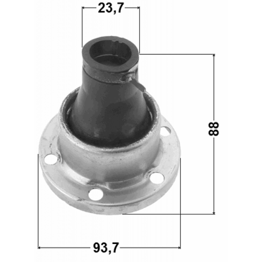 1215-TERSA - Bellow, drive shaft 