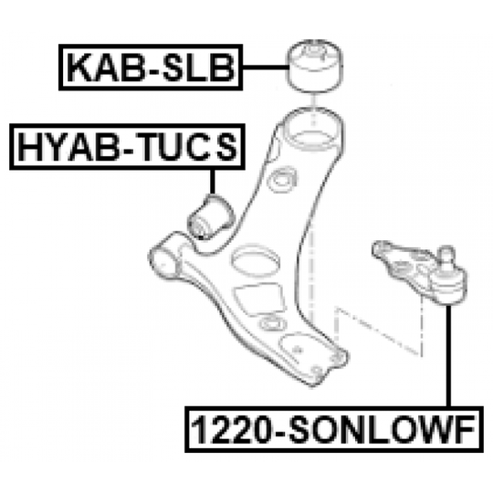 1220-SONLOWF - Ball Joint 