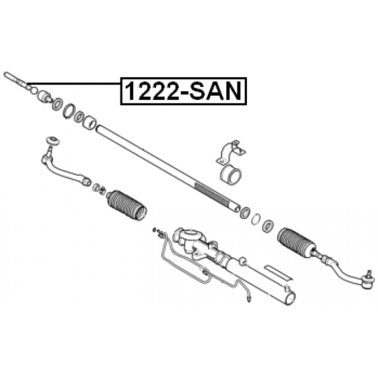 1222-SAN - Sisemine rooliots, roolivarras 