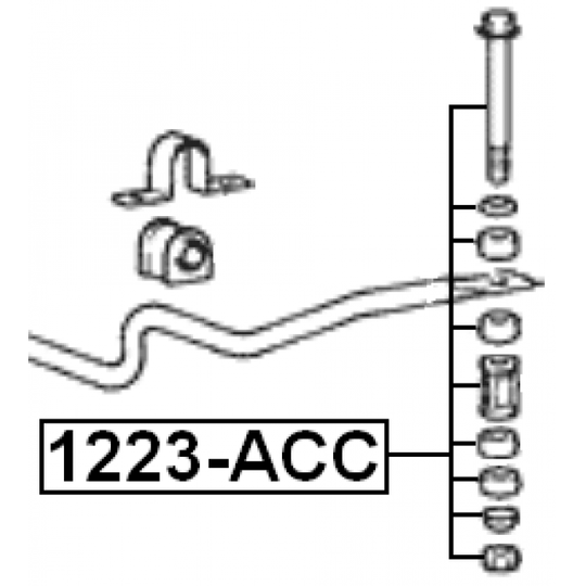 1223-ACC - Rod/Strut, stabiliser 