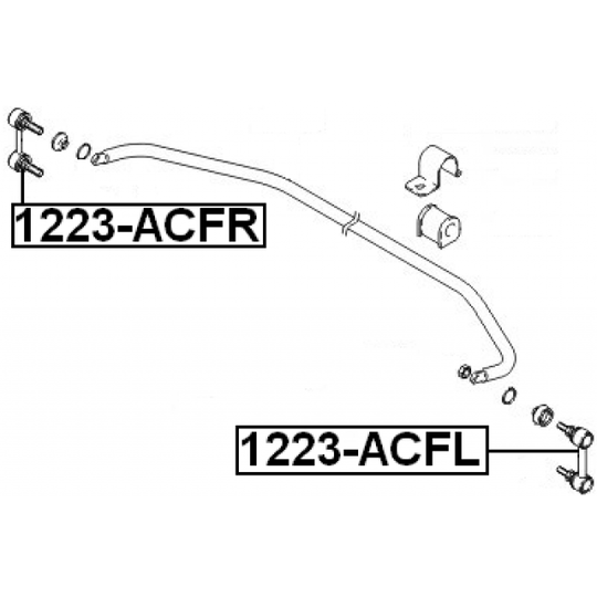 1223-ACFL - Rod/Strut, stabiliser 