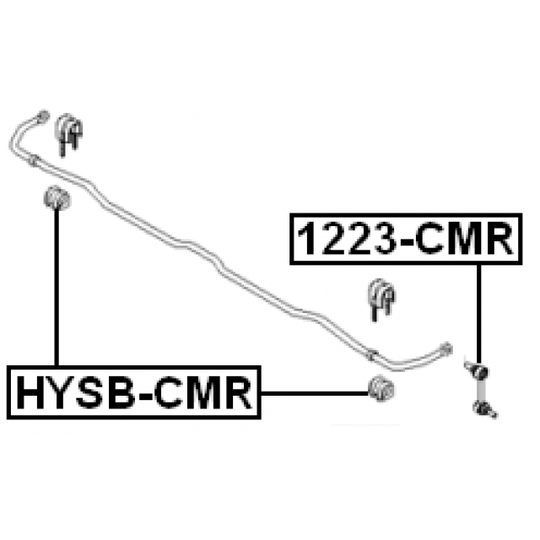 1223-CMR - Rod/Strut, stabiliser 