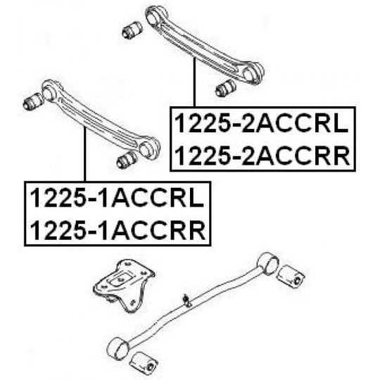 1225-2ACCRR - Track Control Arm 