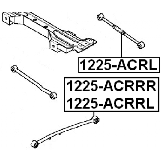 1225-ACRL - Länkarm, hjulupphängning 