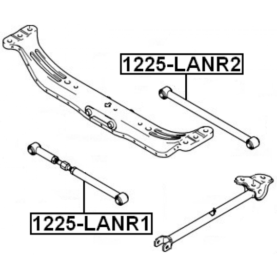 1225-LANR1 - Track Control Arm 