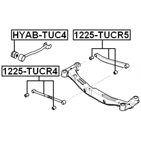 1225-TUCR4 - Track Control Arm 