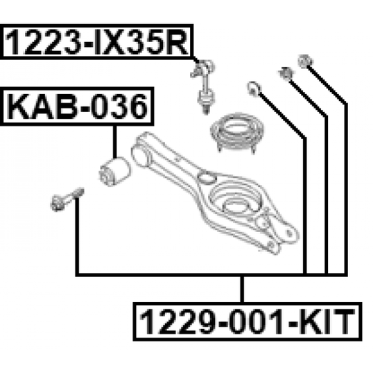 1229-001-KIT - Rattakalde korrektuurkruvi 