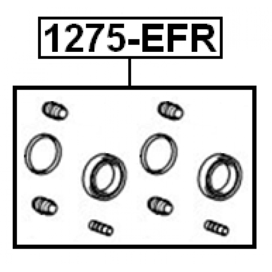 1275-EFR - Reparationssats, bromsok 