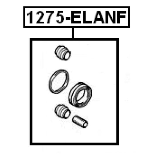 1275-ELANF - Remondikomplekt, Pidurisadul 