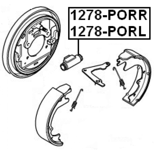 1278-PORR - Jarrusylinteri 