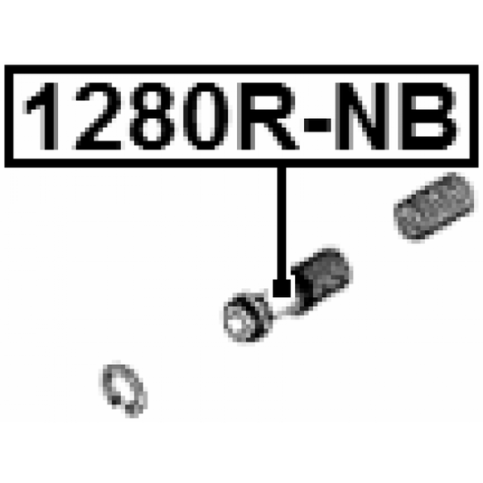 1280R-NB - Repair Kit, brake master cylinder 