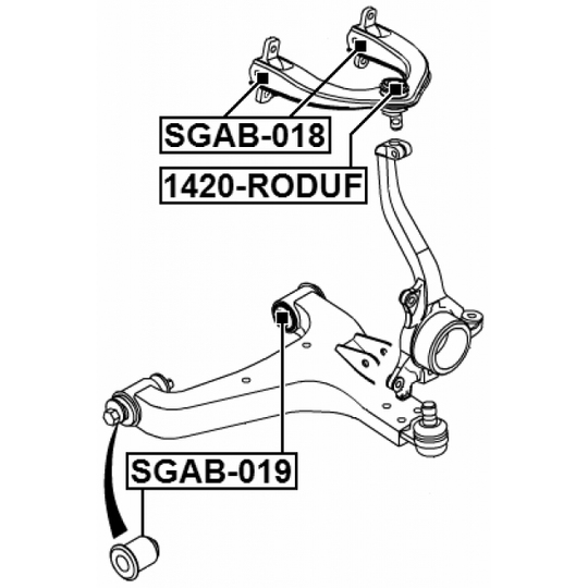 1420-RODUF - Ball Joint 