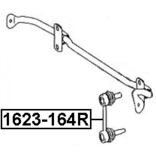 1623-164R - Länk, krängningshämmare 