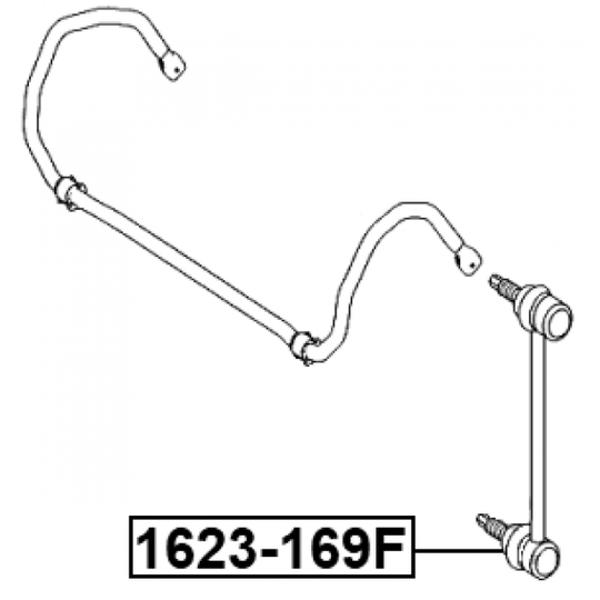 1623-169F - Rod/Strut, stabiliser 
