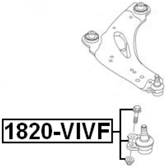 1820-VIVF - Ball Joint 