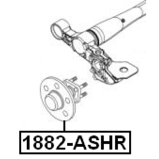 1882-ASHR - Wheel Hub 