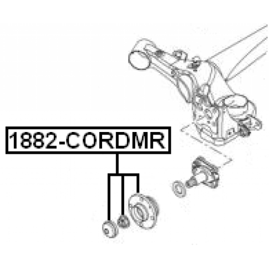 1882-CORDMR - Wheel Hub 