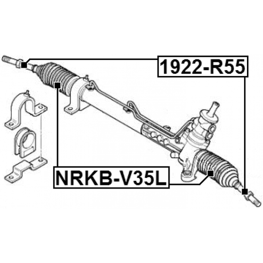1922-R50 - Tie Rod Axle Joint 