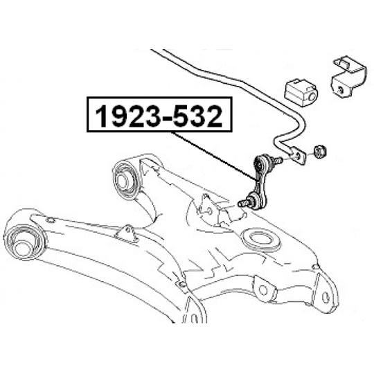 1923-532 - Rod/Strut, stabiliser 