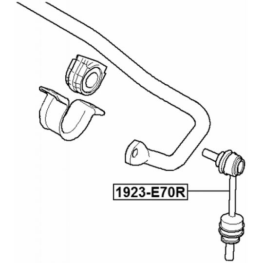 1923-E70R - Stabilisaator, Stabilisaator 