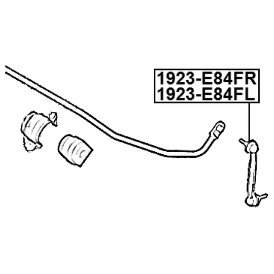 1923-E84FL - Rod/Strut, stabiliser 