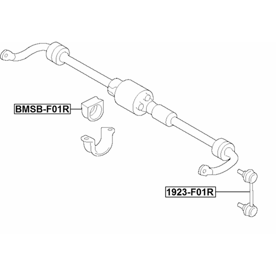 1923-F01R - Rod/Strut, stabiliser 