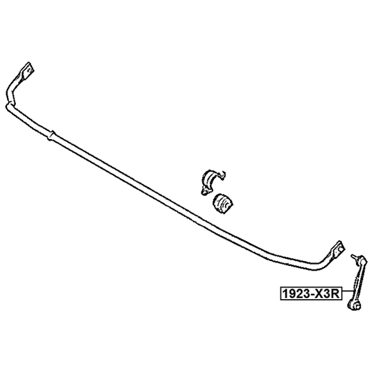 1923-X3R - Rod/Strut, stabiliser 