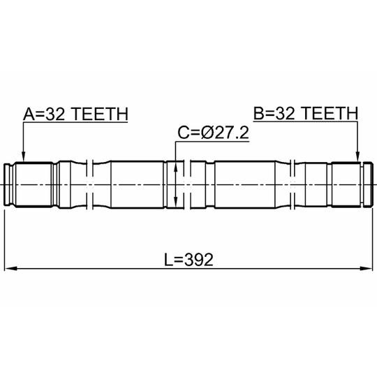 2012-SEBLH - Drive Shaft 