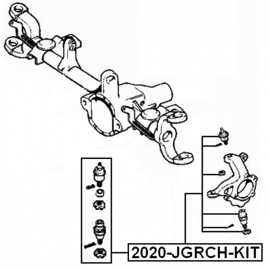 2020-JGRCH-KIT - Ball Joint 
