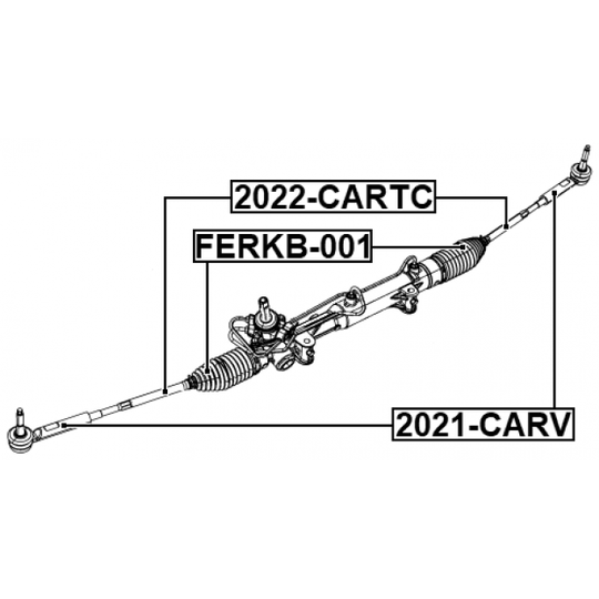 2022-CARTC - Tie Rod Axle Joint 