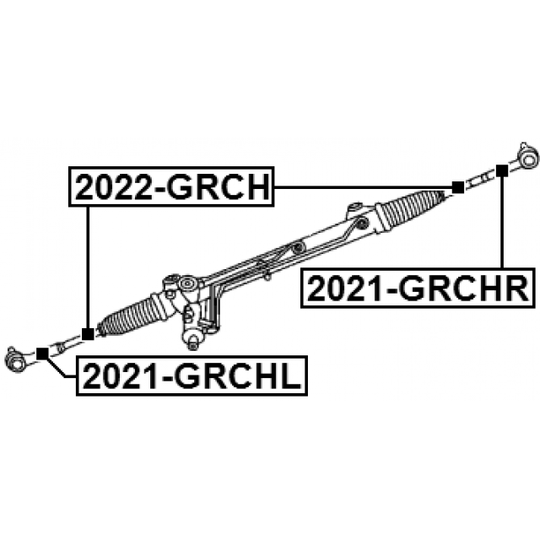 2022-GRCH - Tie Rod Axle Joint 