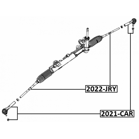 2022-JRY - Tie Rod Axle Joint 