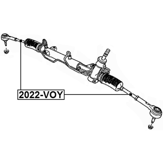 2022-VOY - Tie Rod Axle Joint 