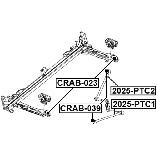 2025-PTC1 - Track Control Arm 